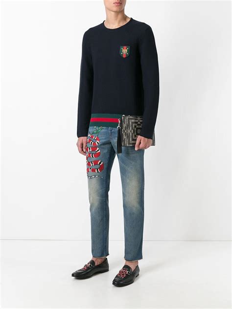 gucci jeans price in delhi|gucci jeans with snake.